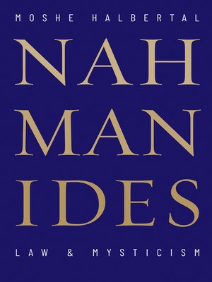 cover image of Nahmanides